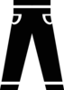 Trousers Icon Clip Art