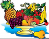 Fruit Platter Clipart Image