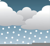 Snow Clouds Clipart Image