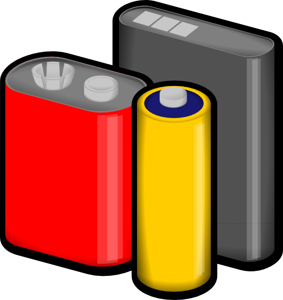 Batteries Clip Art at Clker.com - vector clip art online, royalty free &  public domain