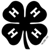 H Clover Clipart Image