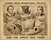 Leonzo Bros. Sensational Artists And The Great Dog, Tiger Image