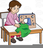 Embroidery Art Factory Clipart Image