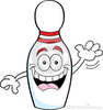 Funny Bowling Pin Clipart Image