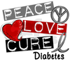 Peace Love Cure Diabetes Image