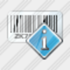 Icon Bar Code Info Image
