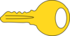 Gold Key Clip Art