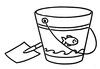 Clipart Bucket And Spade Image