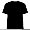 T Shirt Clipart Black And White Image