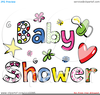 Baby Shower Sports Clipart Image