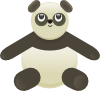 Panda Stuffed Bear Clip Art