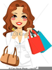 Free Cartoon Clipart Of A Woman Holding A Purse Large Image