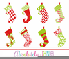 Free Clipart For Christmas Stockings Image