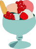 Zmrzlinovy Pohar Clip Art