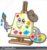 Artist Paint Brush Clipart Image