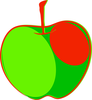 Red Green Apple Image