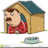 Man In Doghouse Clipart Image