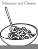 Noodles Clipart Black And White Image