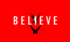 Red Believe Symbol Clip Art