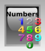 Numbers Button Clip Art