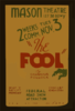  The Fool  By Channing Pollock Clip Art