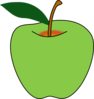 Green  Apple Clip Art