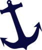 Tilt Navy Anchor Clip Art