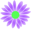 Purple Daisy Clip Art