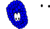 Smiling Blue Raspberry Clip Art