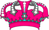 Royal Pink Crown Clip Art