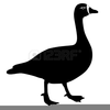 Clipart Flying Formation Goose Image