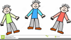 Clipart Of Three Little Girls Image