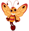 Cute Butterfly Vector Image