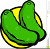 Dancing Pickle Clipart Image