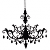 Resize Chandelier Decal Image