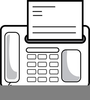 Free Clipart Fax Machine Image