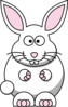 Rabbit Bunny White Clip Art