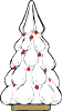 Snowy Xmas Tree Clip Art