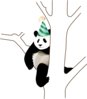 Party Panda Clip Art
