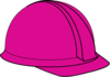 Pink Construction Hard Hat Clip Art