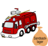 Feuerwehr Sandsacklager1 Clip Art