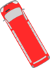 Red Bus - 120 Clip Art