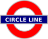 London Tube Sign - Circle Clip Art