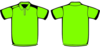 Apple Green Polo Shirt Clip Art