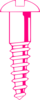 Pink Screw Clip Art