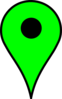 Map Pin Green Clip Art