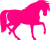 Pink Horse Clip Art