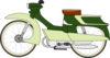 Moped Bike Clip Art