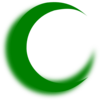 Green Cresent Clip Art
