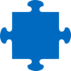 Puzzle Blue Clip Art